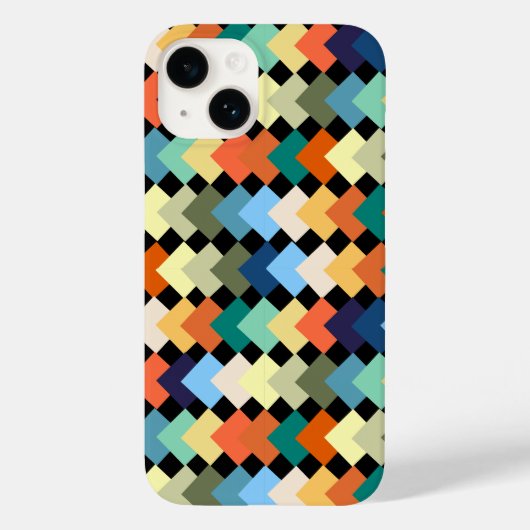 Licht gekleurde diamanten Case-Mate iPhone case (Achterkant)