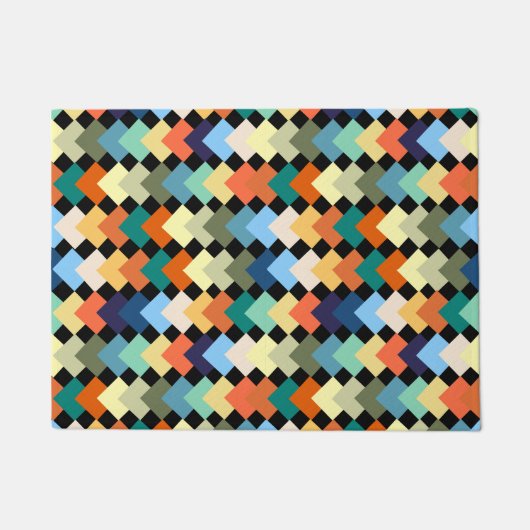 Licht gekleurde diamanten deurmat (Voorkant)