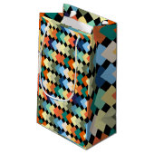 Licht gekleurde diamanten klein cadeauzakje (Achterkant Gekanteld)