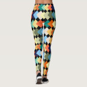 Licht gekleurde diamanten leggings (Achterkant)