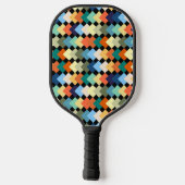 Licht gekleurde diamanten pickleball paddle (Achterkant)