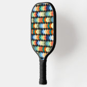 Licht gekleurde diamanten pickleball paddle (Links)
