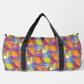 Licht geometrisch - Duffel Bag Plunjezak (Achterkant)