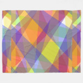 Licht geometrisch - fleece deken (Voorkant (Horizontaal))