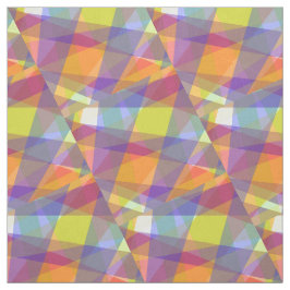 Licht geometrisch - Pima katoenen stof
