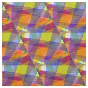 Licht geometrisch - Polyester geweven stof