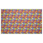 Licht geometrisch - Polyester geweven stof (Fat Quarter)