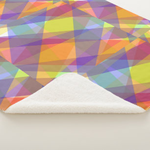 Licht Geometrisch - Sherpa Deken