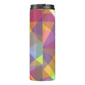 Licht Geometrisch - Thermische Tumbler Thermosbeker (Achterkant)