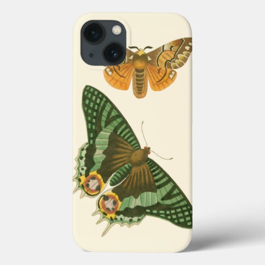 Licht geordende vlinderschildering Case-Mate iPhone case (Achterkant)