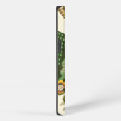Licht geordende vlinderschildering iPhone hoesje (Rechterkant)