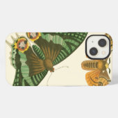 Licht geordende vlinderschildering iPhone hoesje (Achterkant horizontaal)