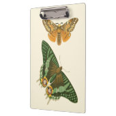 Licht geordende vlinderschildering klembord (Links)
