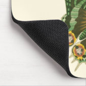 Licht geordende vlinderschildering muismat (Hoek)