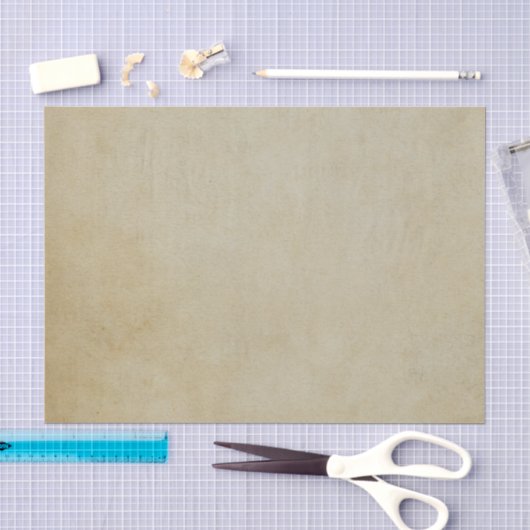 Licht getextureerd oud beige bruin perkamentpapier tissuepapier (Craft)