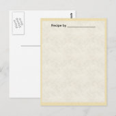 Licht getextureerde, lege #2-kaart briefkaart (Voorkant / Achterkant)