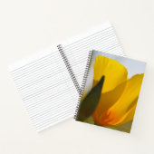 Licht gevulde papaver notitieboek (Binnen)