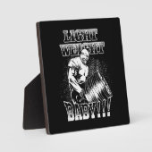 Licht gewicht Baby - Gym Workout Bodybuilding Fotoplaat (Voorkant)