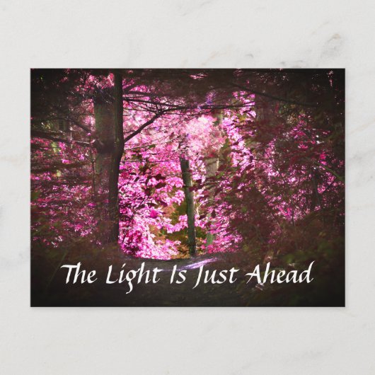 Licht gewoon boven Inspirerend Briefkaart (Voorkant)