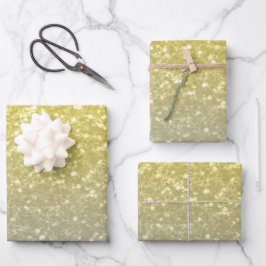 Licht goud zilvergrijs ombre inpakpapier vel