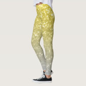 Licht goud zilvergrijs ombre leggings (Links)