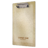 Licht goudkleurige schimmelglazen textuur klembord (Links)