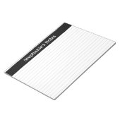 Licht grijs, 11 x 8,5 landschap, aangepast notitieblok (Schuin)