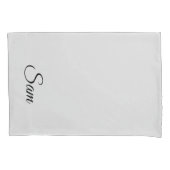 Licht grijs, aangepast kussensloop (Voorkant)