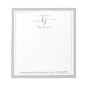 Licht grijs, aangepast | Van het bureau van het No Notitieblok (Voorkant)