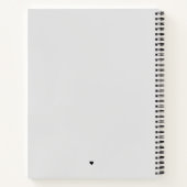 Licht Grijs Bruiloft Plans Notitieboek (Achterkant)