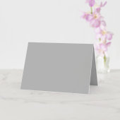 Licht grijs #C1C1C1, Kangaroo Folie Wenskaart (Orchidee)