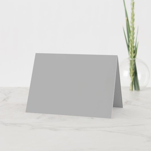 Licht grijs #C1C1C1, Kangaroo Folie Wenskaart (Voorkant)