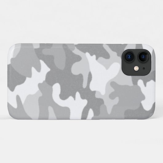 Licht grijs Camouflage Case-Mate iPhone Case (Achterkant (horizontaal))