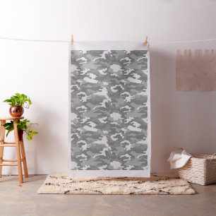 Licht grijs Camouflage militair legerpatroon Stof