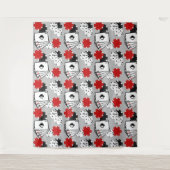 Licht Grijs Casino Poker Grote Tapestry Achtergron Wandkleed (Voorkant)