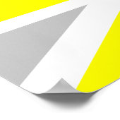 Licht grijs en Gele Uniefactrice Poster (Hoek)