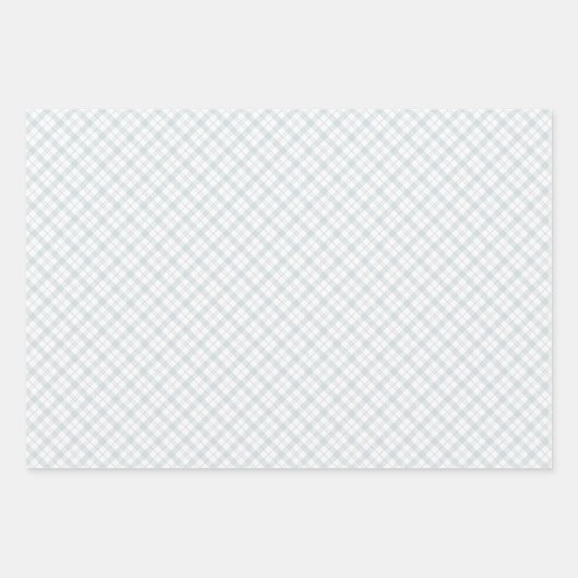 Licht grijs en wit geplakt papier inpakpapier vel (Voorkant 2)