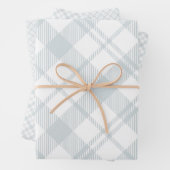 Licht grijs en wit geplakt papier inpakpapier vel (In situ)