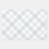 Licht grijs en wit geplakt papier inpakpapier vel (Voorkant)