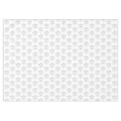 Licht grijs en witte bloemen op wit tafelkleed (Voorkant (Horizontaal))