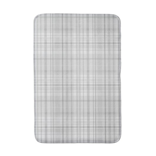 Licht grijs geplakt patroon Minimale grafische vor Badmat (Voorkant Verticaal)