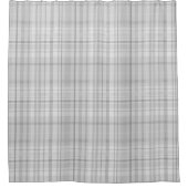 Licht grijs geplakt patroon Minimale grafische vor Douchegordijn (Voorkant)