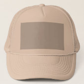 Licht grijs, grijs nikkel trucker pet (Voorkant)
