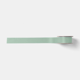 Licht grijs groen seafoam gekleurd verzadigingslin satijnen lint
