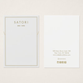 Licht grijs Ketting Rand Bracelet display Visitekaartje