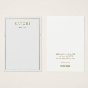 Licht grijs Ketting Rand Bracelet display Visitekaartje