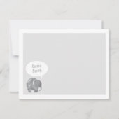 Licht grijs Kinder feestartikelen Kaart (Voorkant)