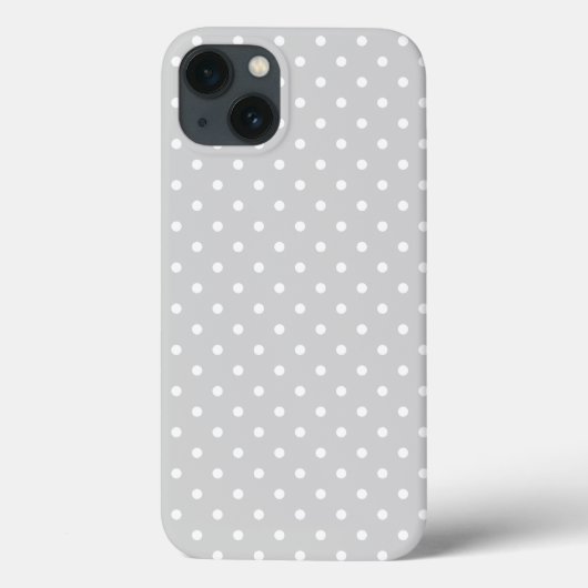 Licht grijs met Stippen Case-Mate iPhone Case (Achterkant)