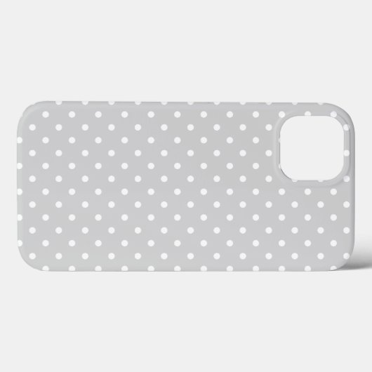 Licht grijs met Stippen Case-Mate iPhone Case (Achterkant (horizontaal))
