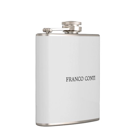 Licht grijs minimalistisch platte moderne heupfles (Rechts)